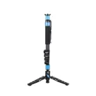 Sirui P-325FS carbon monopod 3 lábú állványtalppal és VA-5 fluid videófejjel 