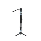 Sirui P-424FL carbon monopod 3 lábú állványtalppal és VA-5 fluid videofejjel 