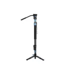 Sirui P-424FL carbon monopod 3 lábú állványtalppal és VA-5 fluid videofejjel 
