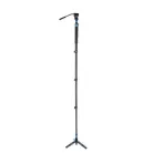 Sirui P-424FL carbon monopod 3 lábú állványtalppal és VA-5 fluid videofejjel 