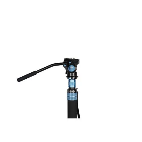 Sirui P-424FS carbon monopod 3 lábú állványtalppal és VA-5 fluid videofejjel 
