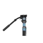 Sirui P-424FL carbon monopod 3 lábú állványtalppal és VH-10 fluid videofejjel