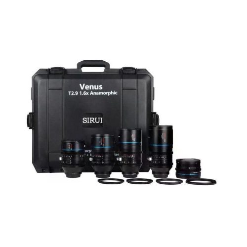 Sirui Venus 35mm+50mm+75mm+100mm Anamorf objektívek + ADP125X adapter + kemény tok (Canon RF)