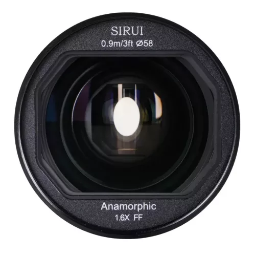 Sirui Saturn 35mm T2.9 1.6x Full Frame carbon vázú Anamorf objektív (kék becsillanás) (Canon RF) 