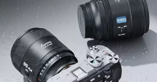 Sirui Aurora 85mm f/1.4 Full Frame autofókuszos objektív (Sony E)