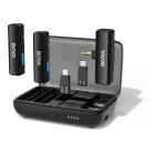 BOYA BOYALINK V2 2.4GHz Univerzális vezetéknélküli szett (1+2)
