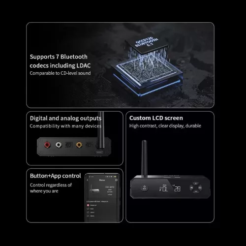 FiiO BR13 Bluetooth vevő + DAC