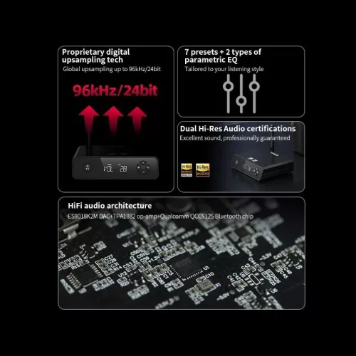 FiiO BR13 Bluetooth vevő + DAC