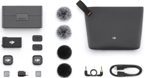 DJI Mic 3 (2 TX + 1 RX + Töltőtok)