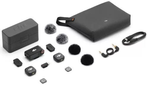 DJI Mic 3 (2 TX + 1 RX + Töltőtok)