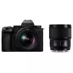   Panasonic Lumix S DC-S5 IIX kit (20-60mm f/3.5-5.6 + S 50mm f/1.8) (DC-S5M2XW)  - 135.000Ft pénzvisszatérítés