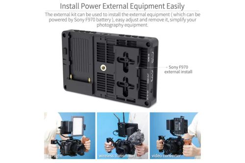 Feelworld F5PRO V4 - 6" HDMI-4K érintőképernyős monitor