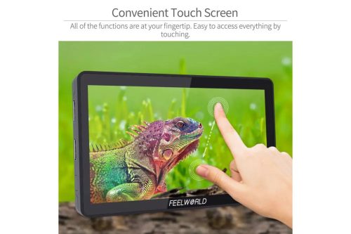 Feelworld F6Plus V2 6" HDMI 4K érintőképernyős kameramonitor
