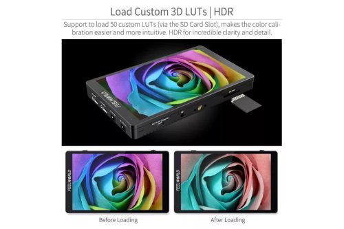 Feelworld F7PRO - 7" HDMI 4K érintőképernyős kameramonitor