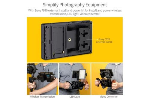 Feelworld F7PRO - 7" HDMI 4K érintőképernyős kameramonitor