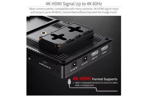 Feelworld F7PRO - 7" HDMI 4K érintőképernyős kameramonitor