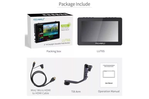Feelworld LUT6S 6" HDMI helyszíni monitor