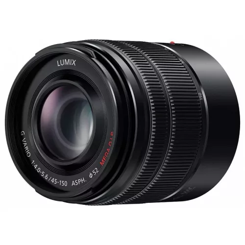 Panasonic Lumix G Vario 45-150mm f/4-5.6 Asph Mega O.I.S. (fekete) (H-FS45150EKA) 