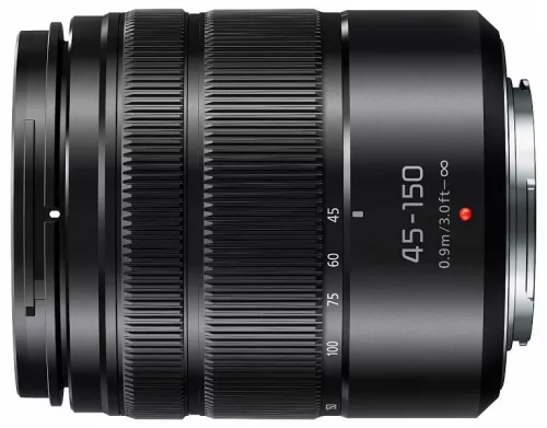 Panasonic Lumix G Vario 45-150mm f/4-5.6 Asph Mega O.I.S. (fekete) (H-FS45150EKA) 