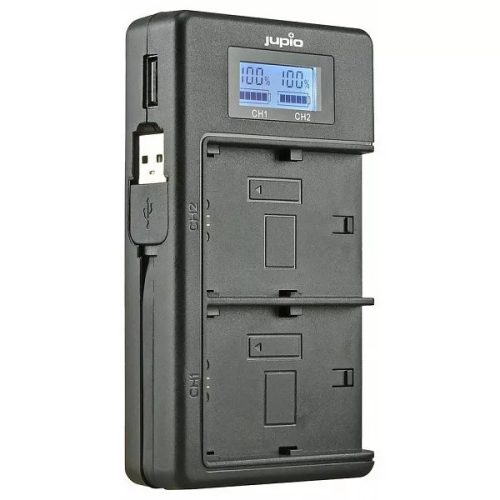 Jupio USB digitális DUO töltő - Sony NP-FZ100