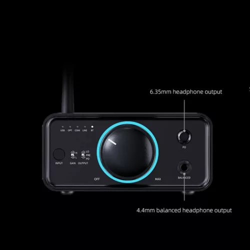 FiiO K7 BT DAC+AMP (AK+THX) professzionális asztali erősítő