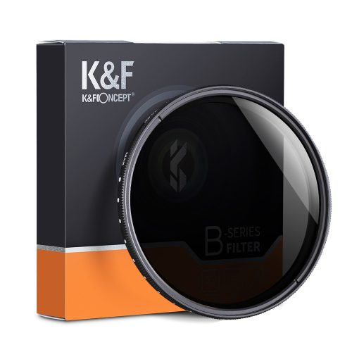 K&F Concept Slim vario ND 2-400 változtatható szürkeszűrő (46mm)