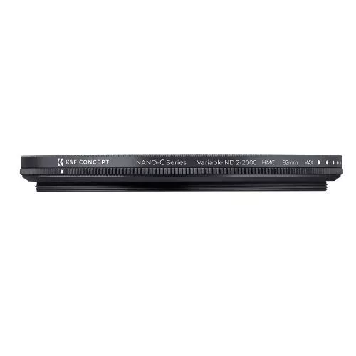 K&F Concept C Series Ultra-thin, VARIO ND 2-2000 változtatható szürkeszűrő (82mm)