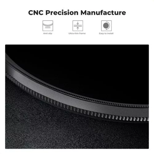 K&F Concept CPL cirkuláris polár szűrő, black mist 1/4 (77mm)