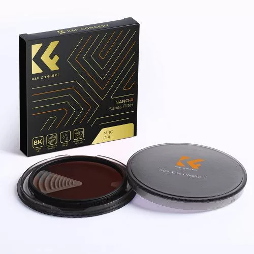 K&F Concept NANO-X series, B270, HD, CPL szűrő, vízlepergető, karcálló (67mm)