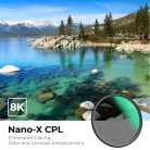 K&F Concept NANO-X series, B270, HD, CPL szűrő, vízlepergető, karcálló (67mm)