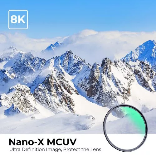 K&F Concept NANO-X series, B270, HD, MCUV szűrő, vízlepergető, karcálló (37mm)