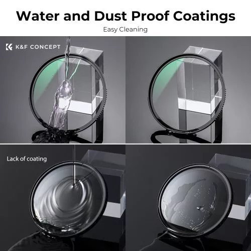 K&F Concept NANO-X series, B270, HD, MCUV szűrő, vízlepergető, karcálló (40,5mm)