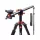 K&F Concept T254A4+BH-28L állvány + monopod, elforgatható középoszloppal (fekete-narancssárga)