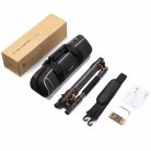 K&F Concept D255C4+BH-28L karbon állvány + monopod + telefon adapter, fekete-narancs