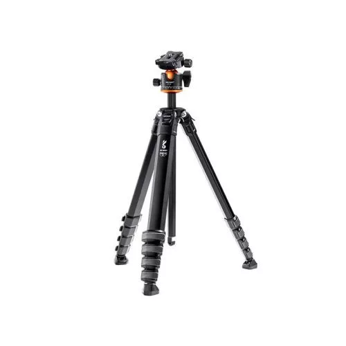 K&F Concept Traveller M1 kompakt utazó fényképező állvány, tripod gömbfejjel V1