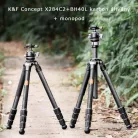 K&F Concept X284C2+BH40L karbon állvány + monopod (fekete-narancs)