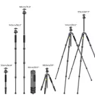K&F Concept X284C4+BH-36 karbon állvány + monopod (172cm magasság, 16kg teherbírás)