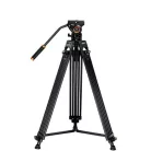 K&F Concept VA18 videóállvány, VH081 video-fluid Fej, 184cm magasság, 8kg teherbírás