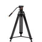 K&F Concept VA18 videóállvány, VH081 video-fluid Fej, 184cm magasság, 8kg teherbírás