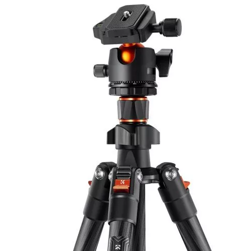 K&F Concept K254C2 karbon állvány, BH-36L gömbfej, 162cm magasság, 8kg teherbírás