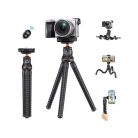 K&F Concept MS-01 hajlítható lábú állvány, gömbfejjel, bluetooth kioldóval