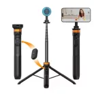 K&F Concept állvány, 162 cm selfie bot, Magsafe telefon adapter, bluetooth kioldó
