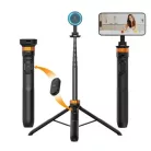 K&F Concept állvány, 162 cm selfie bot, Magsafe telefon adapter, bluetooth kioldó