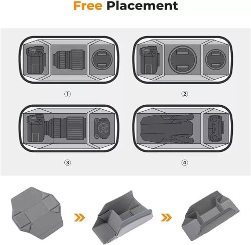 K&F Concept Alpha Sling 10L, fotós oldaltáska (fekete)