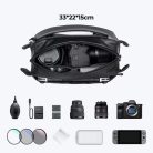 K&F Concept Alpha Sling fotós oldaltáska 10L (fekete-szürke)