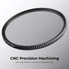 K&F Concept NANO-X series, MCUV + CPL szűrő, vízlepergető, karcálló, fém objektívsapka + tok (55mm)