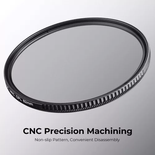 K&F Concept NANO-X series, MCUV + CPL szűrő, vízlepergető, karcálló, fém objektívsapka + tok (62mm)
