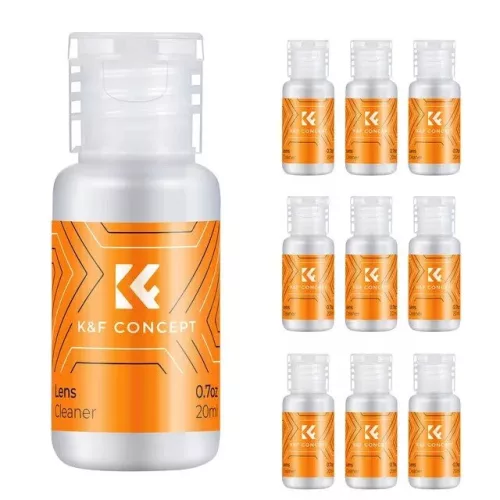 K&F Concept 20ml tisztító folyadék szenzor, kamera tisztításhoz 10db-os kiszerelés