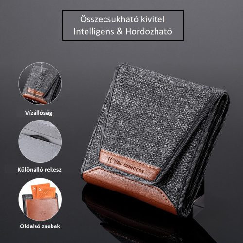K&F Concept Professzionális szűrő szett + szűrőtartó tok (UV+CPL+ND4) (49mm)