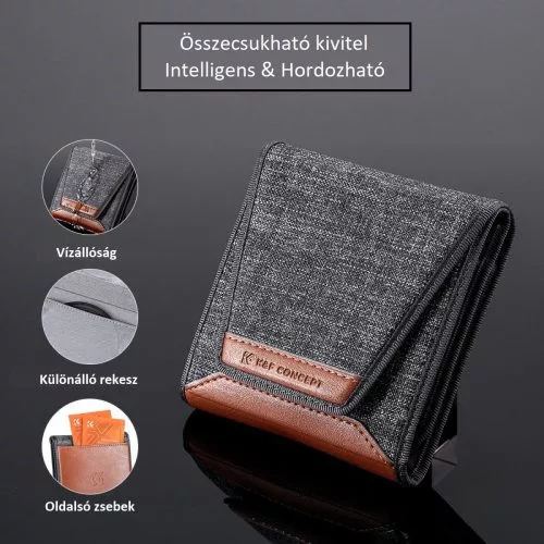 K&F Concept Professzionális szűrő szett + szűrőtartó tok (UV+CPL+ND4) (62mm)